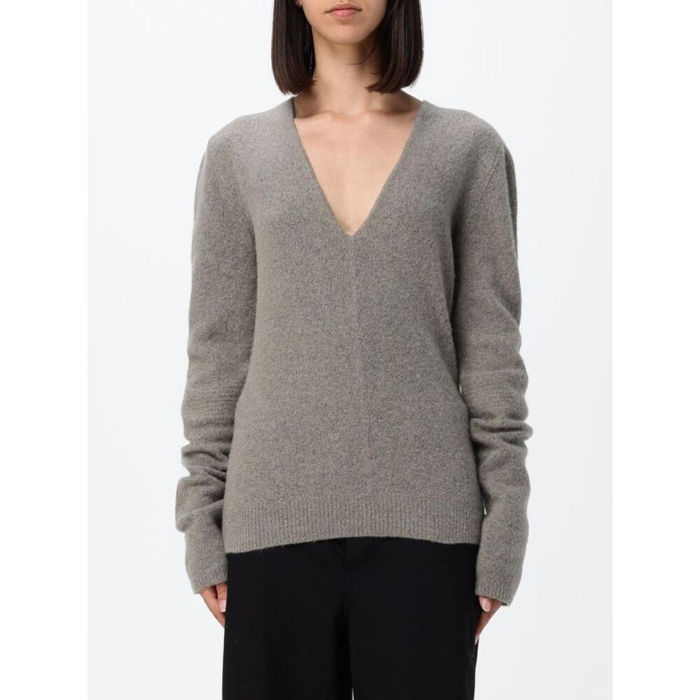 Rick Owens Women Rick Owens Long Cashmere Knit Waistcoat With Deep V-Neck